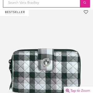 Vera Bradley RFID Turnlock Wallet